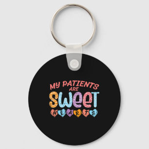 Llavero Mis pacientes dulces corazones Valentine Day Enfer