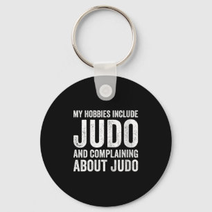 Llavero Mis pasatiempos incluyen Judo divertido Judoka cue