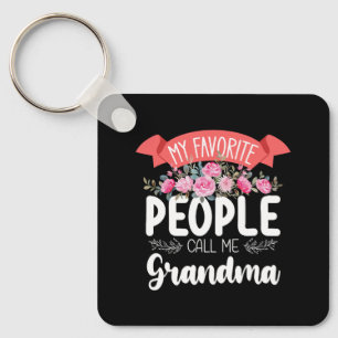 Llavero Mis personas favoritas me llaman abuela el día de