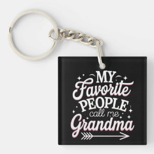 Llavero Mis personas favoritas me llaman abuela el Día de 