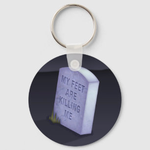 Llavero Mis Pies Me Matan Keychain