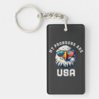Llavero Mis Pronombres Son USA