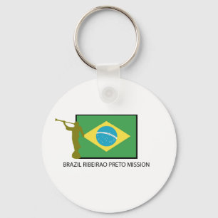 Llavero Misión LDS del Brasil Ribeirao Preto