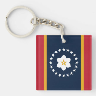 Llavero Misisipi: La bandera del estado estadounidense de 