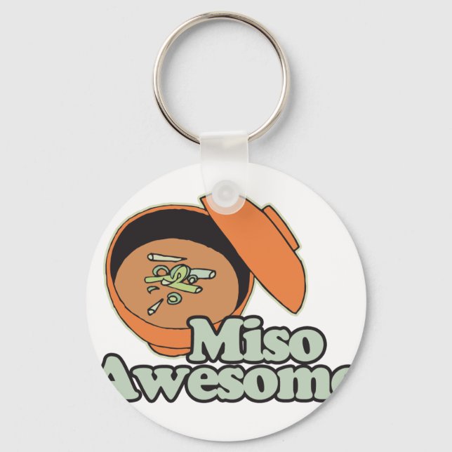 Llavero Miso Awesome (Anverso)