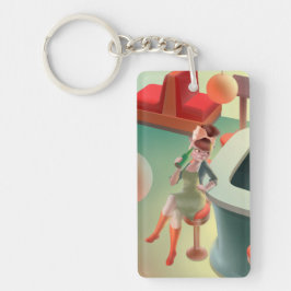 Llavero Miss Meow - Serie nocturna de bares