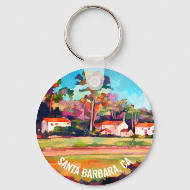 Llavero Mission Park Santa Barbara, CA, USA Keychain (Anverso)
