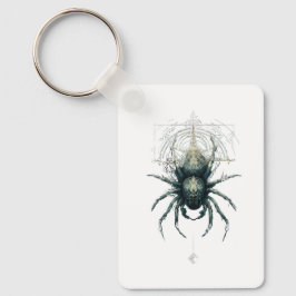Llavero Mística Geometría de Araña Oculta Arte Oscuro