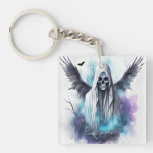 Llavero Místico Halloween Ghost Gothcolor Art