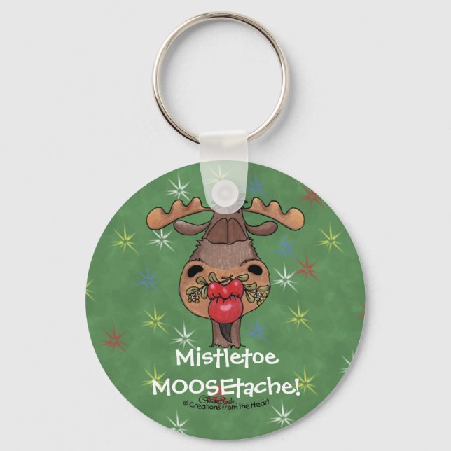 Llavero Mistletoe MOOSEtache (Anverso)
