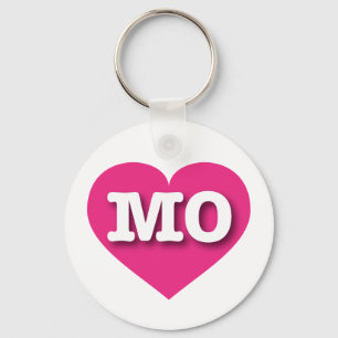 Llavero Misuri Hot Pink Heart - Me encanta MO
