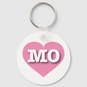 Llavero Misuri Pink Heart - Amo MO