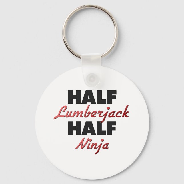 Llavero Mitad Lumberjack Half Ninja (Anverso)