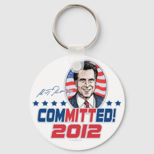 Llavero Mitt Romney ComMITTed 2012 Gear