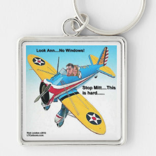 Llavero Mitts Windowless Airplane Funny Gifts & Tees