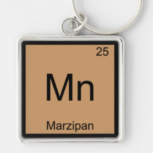 Llavero Mn - Marzipan Funny Chemistry Element Symbol Tee