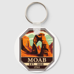 Llavero Moab Utah Vintage Sunset Arches Aventura Al Aire L