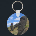 Llavero Moai en la Isla de Pascua<br><div class="desc">Moai antiguo y misterioso en la Isla de Pascua.</div>