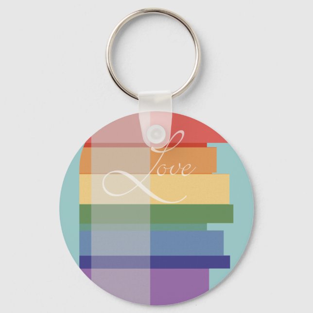 Llavero Mod Rainbow Love (Anverso)