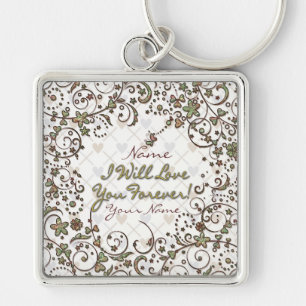 Llavero Moda floral 11 Keychain