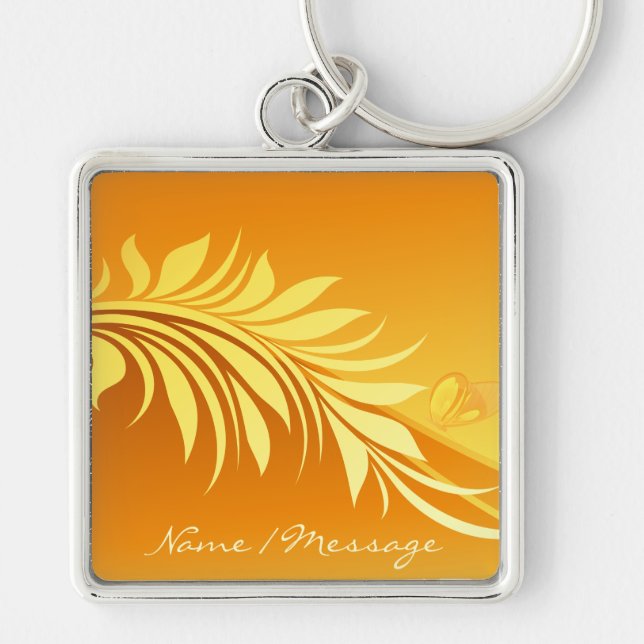 Llavero Moda floral 3 Keychain (Frente)