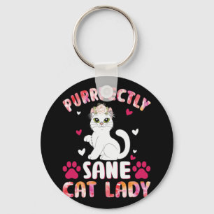 Llavero Moda Lady Cat, Gato Purfectamente Sane