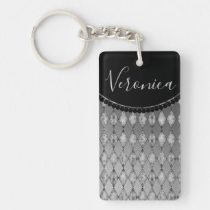 Llavero Moda Silver Harlequin Personalizado