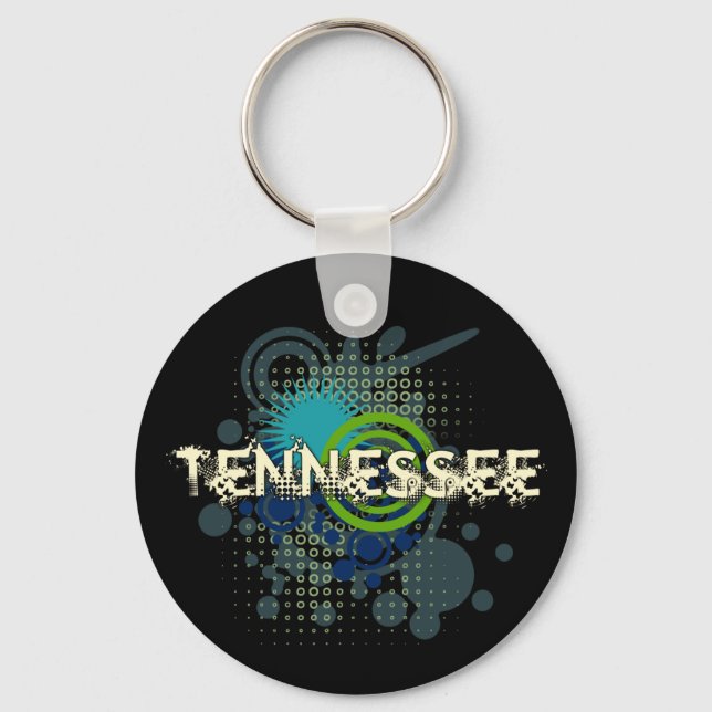 Llavero Modalidad de tono moderno Grunge Tennessee Keychai (Anverso)