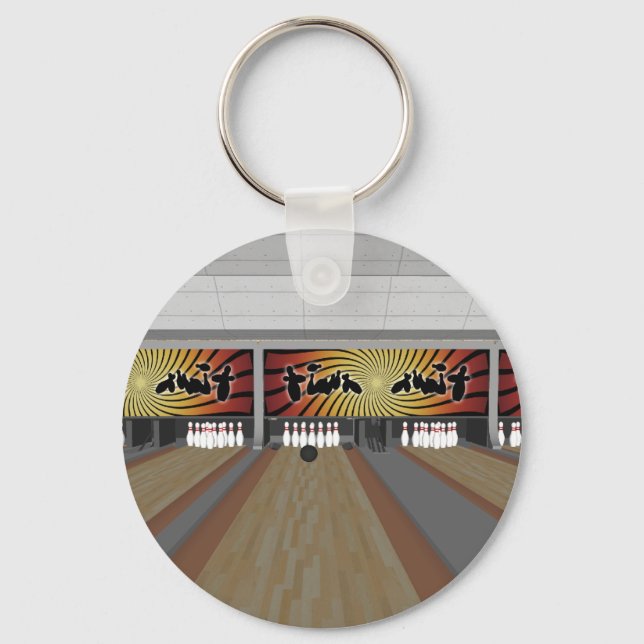 Llavero Modelo 3D: Calle Bowling: (Anverso)