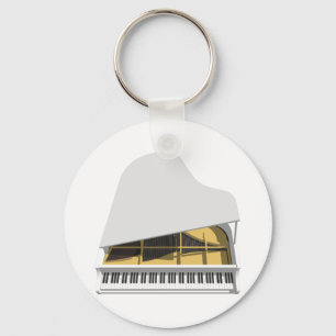 Llavero Modelo 3D:Gran piano blanco: