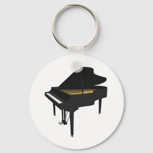 Llavero Modelo 3D: Gran Piano Negro: