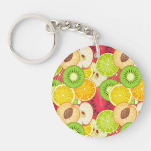 Llavero Modelo colorido de la fruta de la diversión
