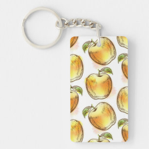 Llavero Modelo con la manzana amarilla