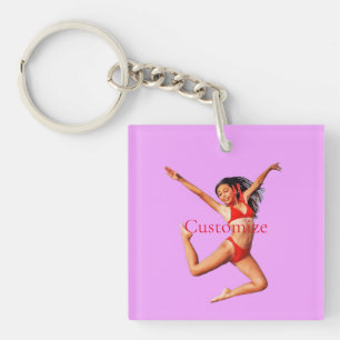 Llavero Modelo de baile bikini Thunder_Cove