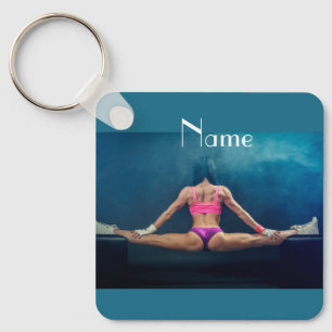 Llavero Modelo De Gimnasio Femenino Split Thunder_Cove