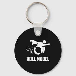 Llavero Modelo de rollo genial _ Persona discapacitada div