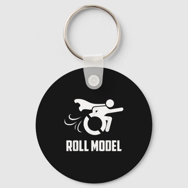 Llavero Modelo de rollo genial _ Persona discapacitada div (Anverso)