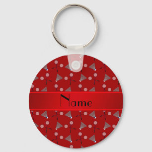 Llavero Modelo rojo conocido personalizado del bádminton