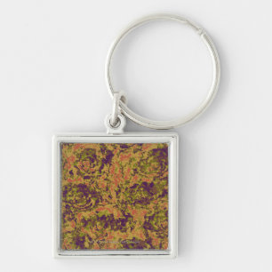 Llavero Modelo vibrante del camuflaje de la flor