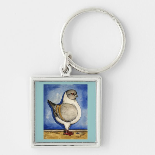 Llavero Modena Silver Gazzi Pigeon (Frente)