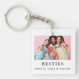 Llavero Modern Friend Collage Photos Simple