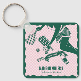 Llavero Modern Pickleball & Prosecco Bachelorette Weekend