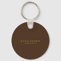 Modern Stylish Brown Gold Professional
