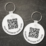 Llavero Moderna promoción de código QR<br><div class="desc">Cadena de claves promocionales moderna y sencilla para su empresa u organización,  agregue su código o logotipo QR y dos líneas de texto personalizado,  como el nombre de su empresa,  el lema,  gracias,  etc.</div>