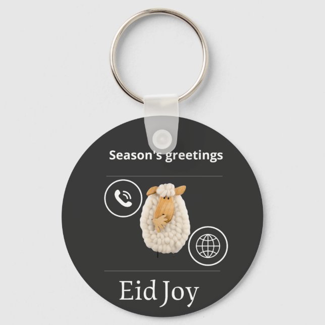 Llavero Moderna tarjeta de felicitación Eid Al-Adha con el (Anverso)