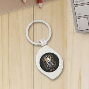 Llavero Moderna y moderna tipografía Personalizado cita ne