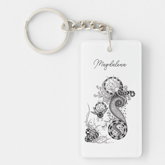 Llavero Moderne Boho Blume Fineliner -  (Frente)
