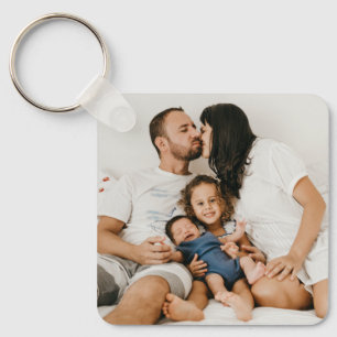 Llavero Moderno cree su propia foto familiar de Personaliz