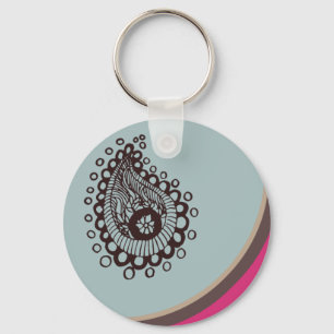 Llavero moderno de Paisley