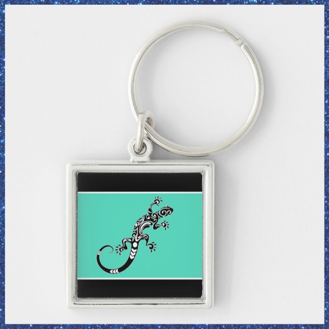 Llavero Moderno Mar Gecko del Suroeste Verde y Negro (Subido por el creador)
